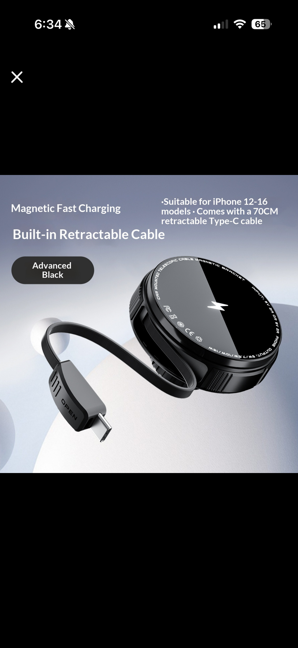 Magnetic Wireless Car Charger Mount